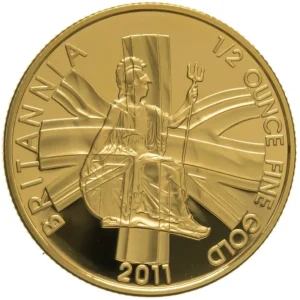 2011 Proof 1/2 oz Gold Britannia Coin NGC PF70