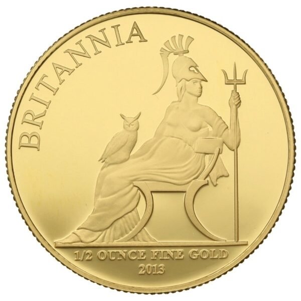 2013 Proof 1/2 oz Gold Britannia Coin