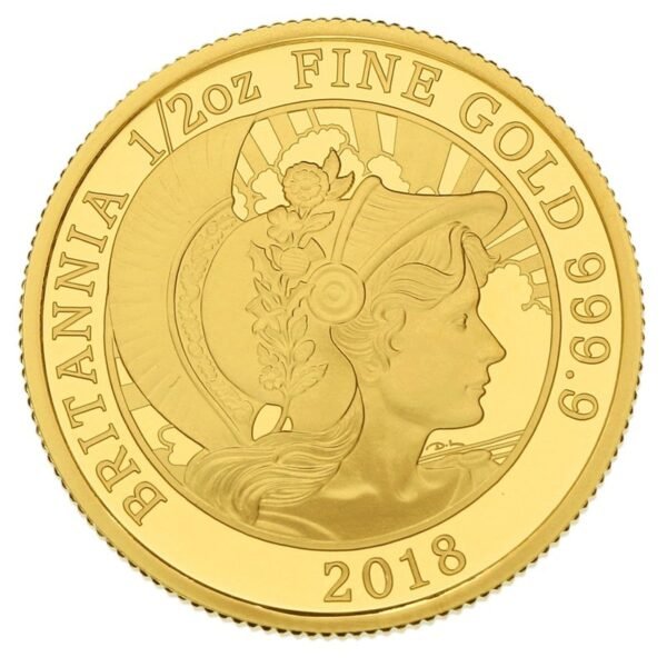2018 Proof 1/2 oz Gold Britannia Coin